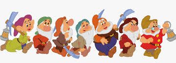 cartoon image of the seven dwarves