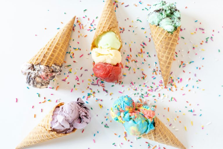 ice cream cones